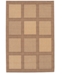 Couristan CLOSEOUT! Recife Summit Natural/Cocoa 2'3" x 11'9" Indoor/Outdoor Runner